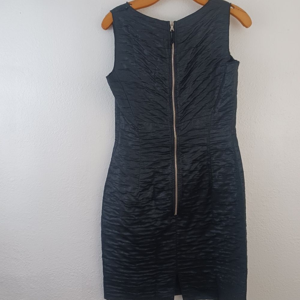 Dolce & Gabbana Black Metallic sleeveless  midi Dress size 42/6 - Picture 6 of 11